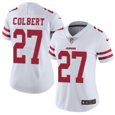 Women Nike San Francisco 49ers #27 Adrian Colbert White Vapor Untouchable Limited Player NFL Jersey
