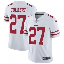 Youth Nike San Francisco 49ers #27 Adrian Colbert White Vapor Untouchable Elite Player NFL Jersey