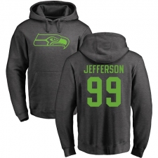 NFL Nike Seattle Seahawks #99 Quinton Jefferson Ash One Color Pullover Hoodie