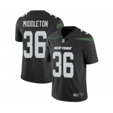 Youth New York Jets #36 Doug Middleton Black Alternate Vapor Untouchable Limited Player Football Jersey