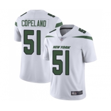 Men's New York Jets #51 Brandon Copeland White Vapor Untouchable Limited Player Football Jersey