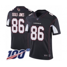 Men's Arizona Cardinals #86 Ricky Seals-Jones Black Alternate Vapor Untouchable Limited Player 100th Season Football Jersey