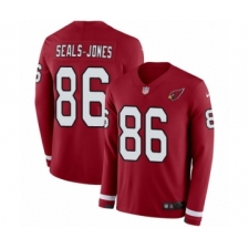Youth Nike Arizona Cardinals #86 Ricky Seals-Jones Limited Red Therma Long Sleeve NFL Jersey