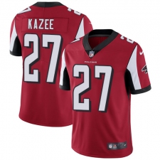 Men's Nike Atlanta Falcons #27 Damontae Kazee Red Team Color Vapor Untouchable Limited Player NFL Jersey