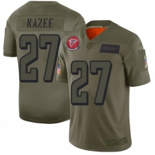 Youth Atlanta Falcons #27 Damontae Kazee Limited Camo 2019 Salute to Service Football Jersey