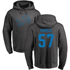 NFL Nike Detroit Lions #57 Eli Harold Ash One Color Pullover Hoodie