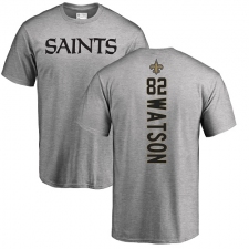 NFL Nike New Orleans Saints #82 Benjamin Watson Ash Backer T-Shirt