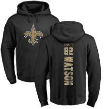 NFL Nike New Orleans Saints #82 Benjamin Watson Black Backer Pullover Hoodie
