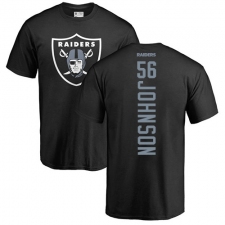 NFL Nike Oakland Raiders #56 Derrick Johnson Black Backer T-Shirt