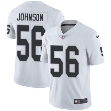 Youth Nike Oakland Raiders #56 Derrick Johnson White Vapor Untouchable Limited Player NFL Jersey