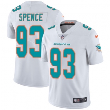 Youth Nike Miami Dolphins #93 Akeem Spence White Vapor Untouchable Limited Player NFL Jersey