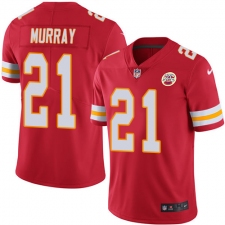 Youth Nike Kansas City Chiefs #21 Eric Murray Red Team Color Vapor Untouchable Limited Player NFL Jersey