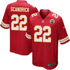 Men's Nike Kansas City Chiefs #22 Orlando Scandrick Game Red Team Color NFL Jersey