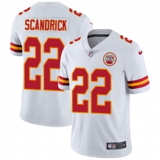 Men's Nike Kansas City Chiefs #22 Orlando Scandrick White Vapor Untouchable Limited Player NFL Jersey