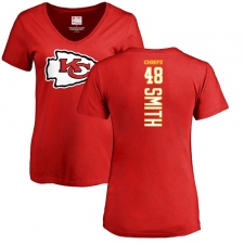 NFL Women's Nike Kansas City Chiefs #48 Terrance Smith Red Backer T-Shirt