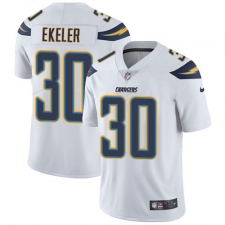 Men's Nike Los Angeles Chargers #30 Austin Ekeler White Vapor Untouchable Limited Player NFL Jersey