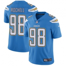 Men's Nike Los Angeles Chargers #98 Isaac Rochell Electric Blue Alternate Vapor Untouchable Limited Player NFL Jersey