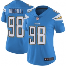 Women's Nike Los Angeles Chargers #98 Isaac Rochell Electric Blue Alternate Vapor Untouchable Limited Player NFL Jersey