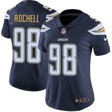 Women's Nike Los Angeles Chargers #98 Isaac Rochell Navy Blue Team Color Vapor Untouchable Limited Player NFL Jersey