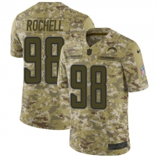 Youth Nike Los Angeles Chargers #98 Isaac Rochell Limited Camo 2018 Salute to Service NFL Jersey