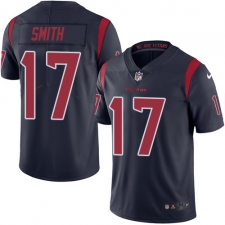 Youth Nike Houston Texans #17 Vyncint Smith Limited Navy Blue Rush Vapor Untouchable NFL Jersey