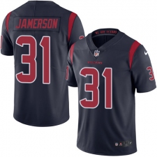 Youth Nike Houston Texans #31 Natrell Jamerson Limited Navy Blue Rush Vapor Untouchable NFL Jersey