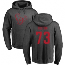 NFL Nike Houston Texans #73 Zach Fulton Ash One Color Pullover Hoodie
