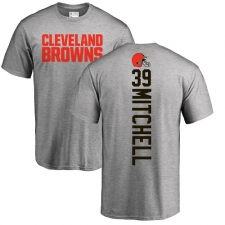 NFL Nike Cleveland Browns #39 Terrance Mitchell Ash Backer T-Shirt