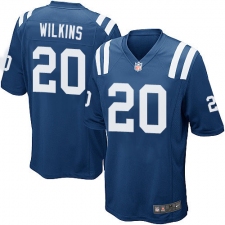 Men's Nike Indianapolis Colts #20 Jordan Wilkins Game Royal Blue Team Color NFL Jersey