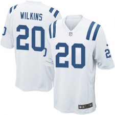 Men's Nike Indianapolis Colts #20 Jordan Wilkins Game White NFL Jersey