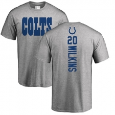 NFL Nike Indianapolis Colts #20 Jordan Wilkins Ash Backer T-Shirt