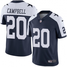 Youth Nike Dallas Cowboys #20 Ibraheim Campbell Navy Blue Throwback Alternate Vapor Untouchable Limited Player NFL Jersey