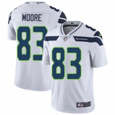 Youth Nike Seattle Seahawks #83 David Moore White Vapor Untouchable Limited Player NFL Jersey