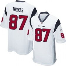Men's Nike Houston Texans #87 Demaryius Thomas Game White NFL Jersey