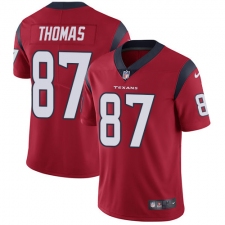 Men's Nike Houston Texans #87 Demaryius Thomas Red Alternate Vapor Untouchable Limited Player NFL Jersey