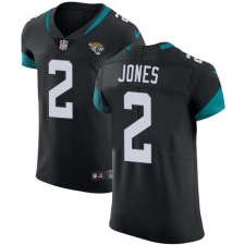 Men's Nike Jacksonville Jaguars #2 Landry Jones Black Team Color Vapor Untouchable Elite Player NFL Jersey