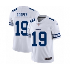 Men's Dallas Cowboys #19 Amari Cooper White Team Logo Fashion Limited Football Jersey