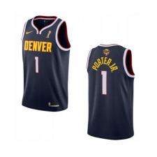 Men's Denver Nuggets #1 Michael Porter Jr. Navy 2023 Finals Champions Icon EditionStitched Basketball Jersey