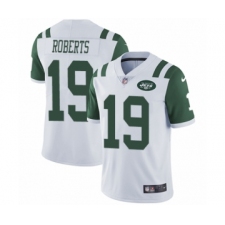 Men's Nike New York Jets #19 Andre Roberts White Vapor Untouchable Limited Player NFL Jersey