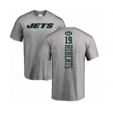 NFL Nike New York Jets #19 Andre Roberts Ash Backer T-Shirt