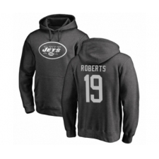 NFL Nike New York Jets #19 Andre Roberts Ash One Color Pullover Hoodie