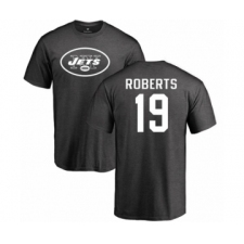 NFL Nike New York Jets #19 Andre Roberts Ash One Color T-Shirt