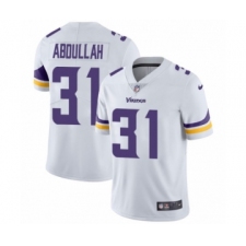 Men's Nike Minnesota Vikings #31 Ameer Abdullah White Vapor Untouchable Limited Player NFL Jersey