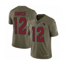 Men's Nike Arizona Cardinals #12 Pharoh Cooper Limited Olive 2017 Salute to Service NFL Jersey