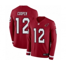 Men's Nike Arizona Cardinals #12 Pharoh Cooper Limited Red Therma Long Sleeve NFL Jersey