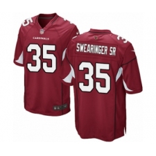 Men's Nike Arizona Cardinals #35 D.J. Swearinger SR Game Red Team Color NFL Jersey