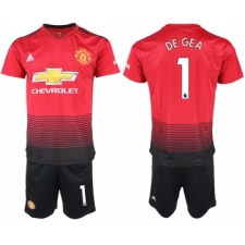 2018-19 Manchester United 1 DE GEA Home Soccer Jersey