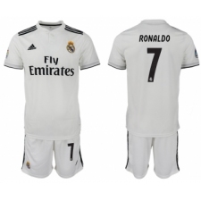 2018-19 Real Madrid 7 RONALDO Home Soccer Jersey