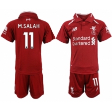 2018-19 Liverpool 11 M.SALAH Home Youth Soccer Jersey