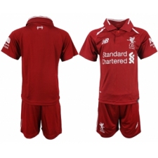 2018-19 Liverpool Home Youth Soccer Jersey